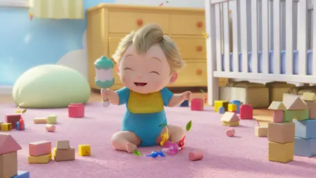 Pacifier Decor Pikmin based on "Close To You" added to Pikmin Bloom