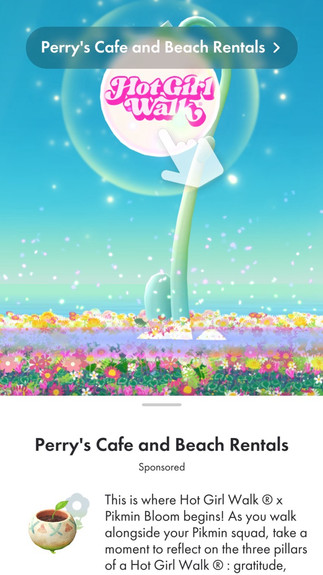 Pikmin Bloom x Hot Girl Walk Decor