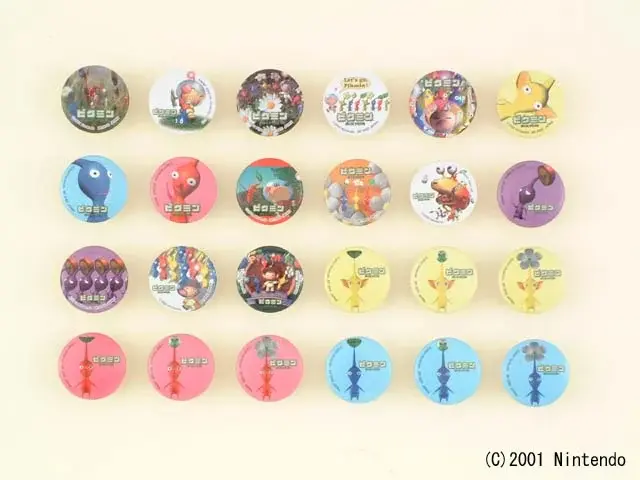 Banpresto Pikmin Badges