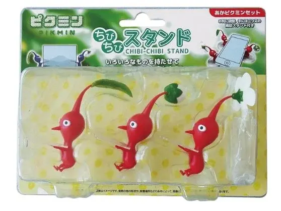 Sanei Red Pikmin Chibi-Chibi Stands