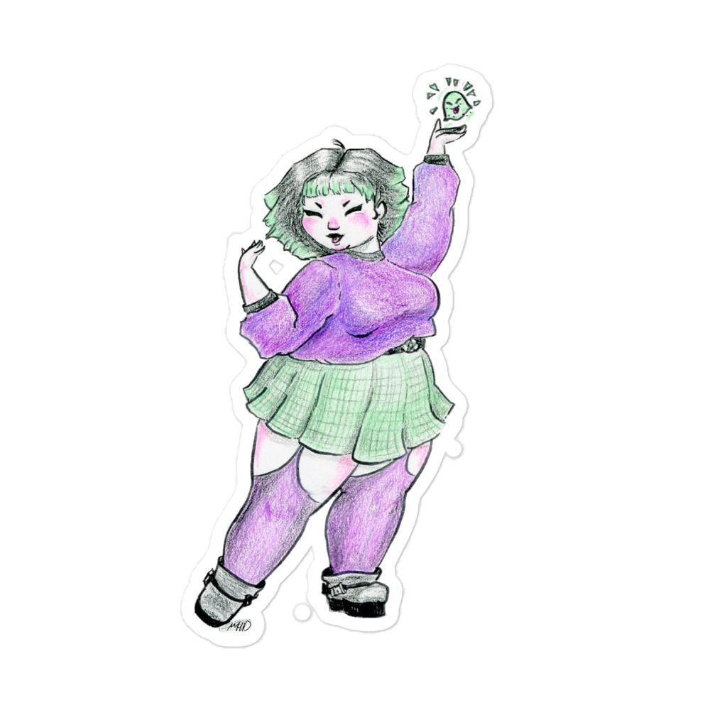 Violet Sticker