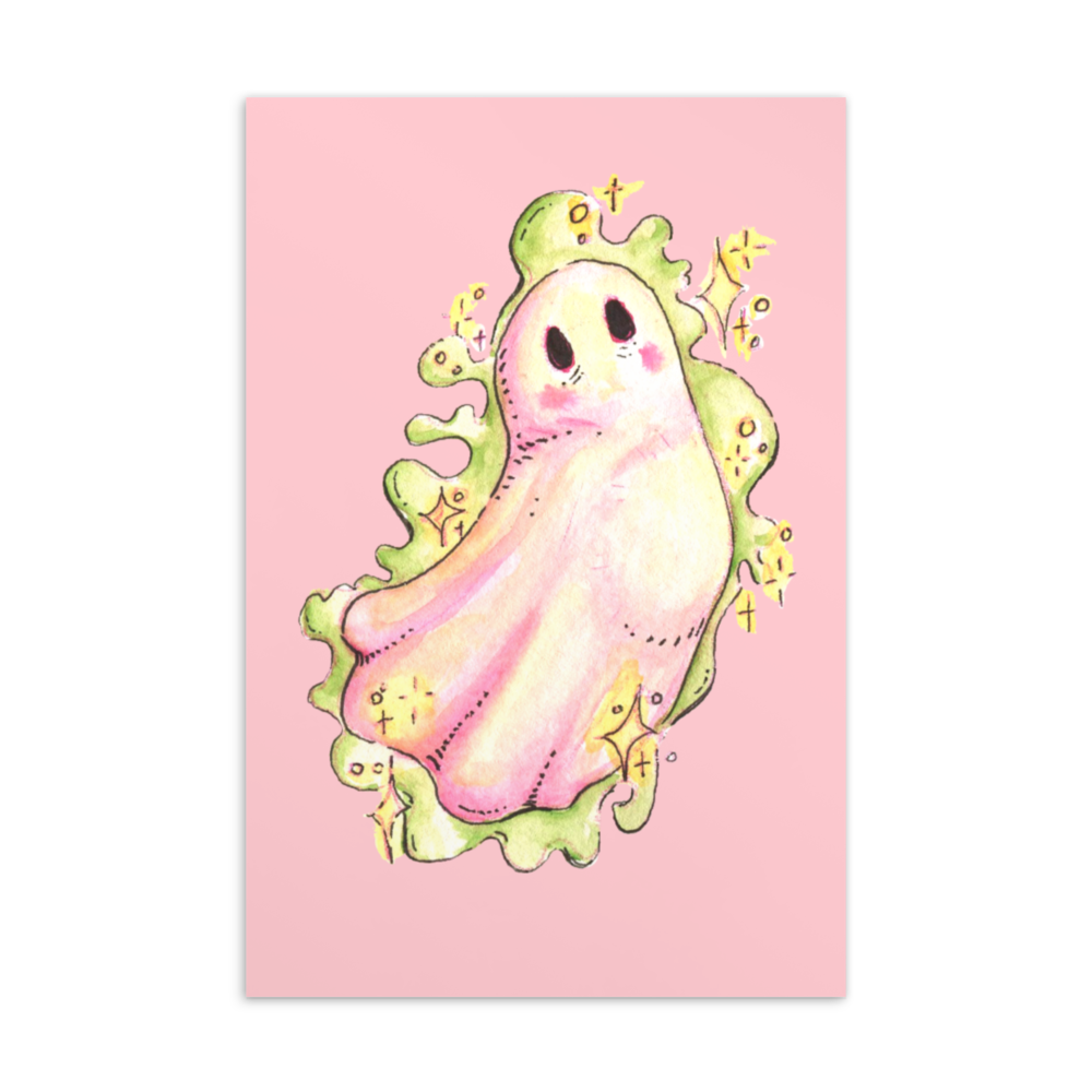Pink Ghost 4x6 Print