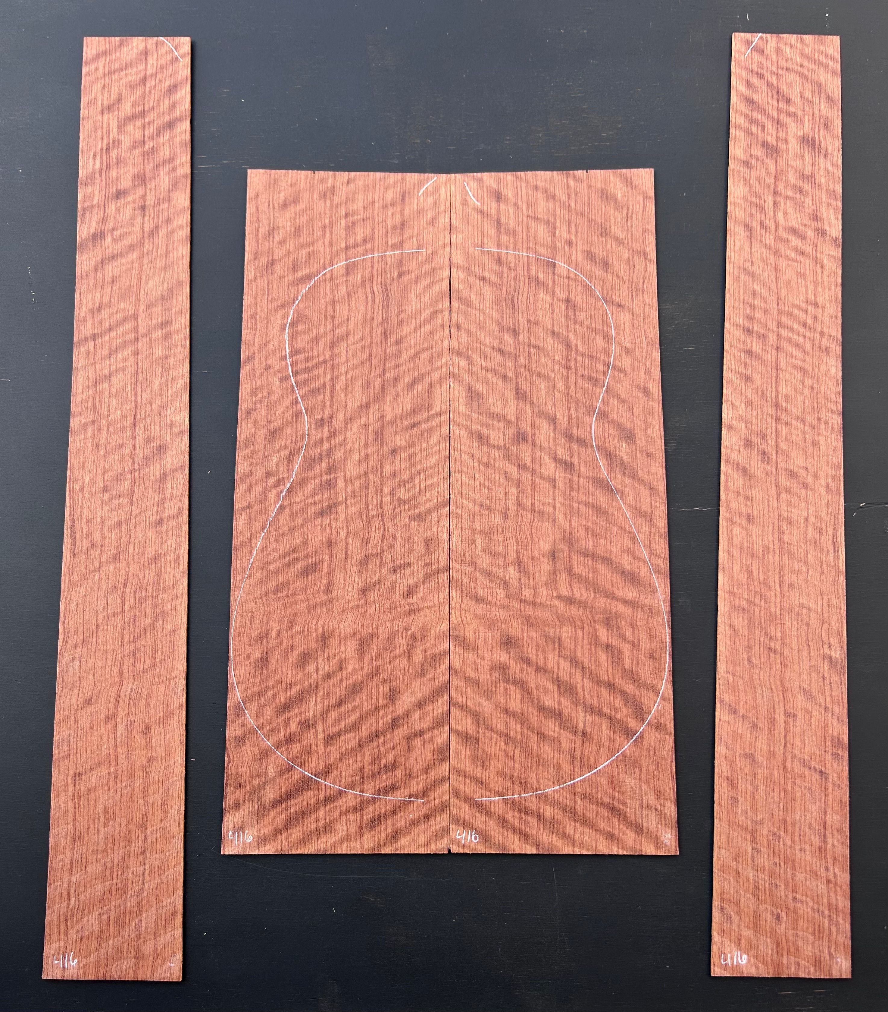 Waterfall Bubinga back and sides SKU 416