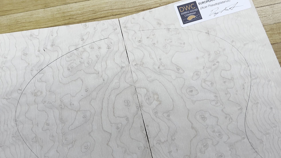 Thumbnail: European Quilted Birdseye Maple back and sides (Acer Pseudoplatanus)