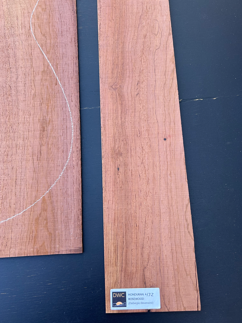 Thumbnail: Honduran Rosewood back and sides SKU 432