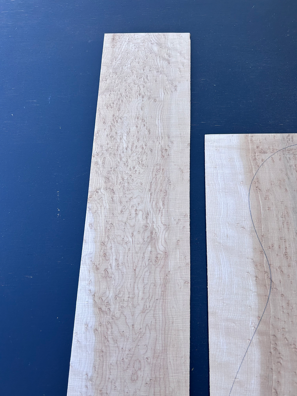 Thumbnail: Birdseye Maple back and sides SKU 439