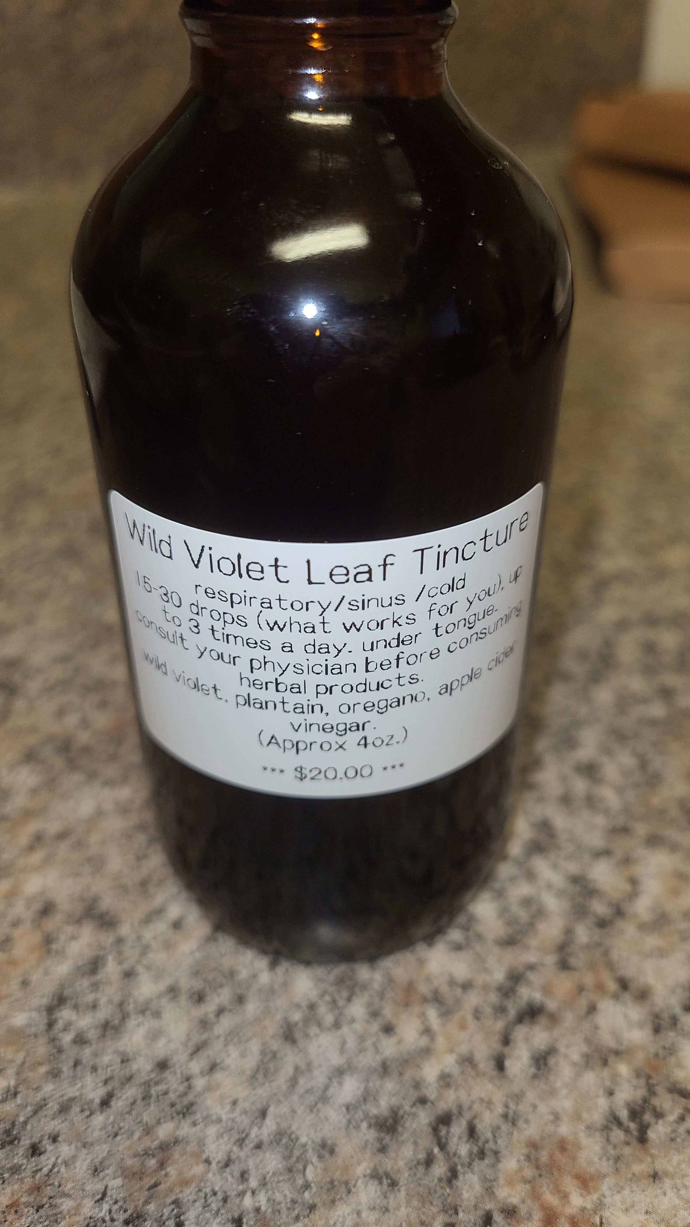 Gigi's 4oz All Natural Tintures (ID 350)
