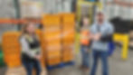(L to R) Rose Schermerhorn, Starbucks Regional Distribution Manager, Joe Park-Bowen, Starbucks Global Responsibility Manager, and Devin Goodnoe QCD Seattle General Manager