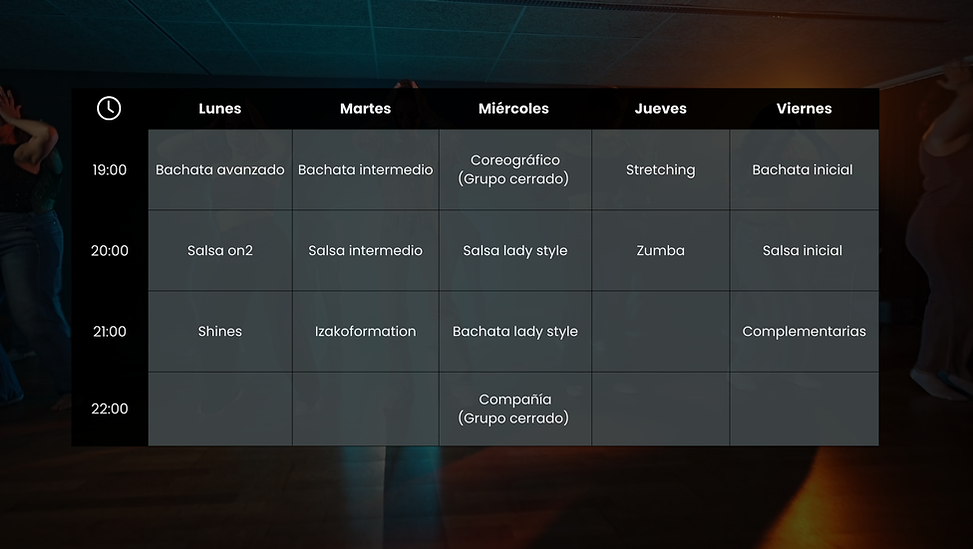 Clases de salsa y bachata