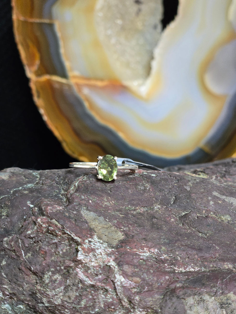 Size 7 Tourmaline & Sterling Silver