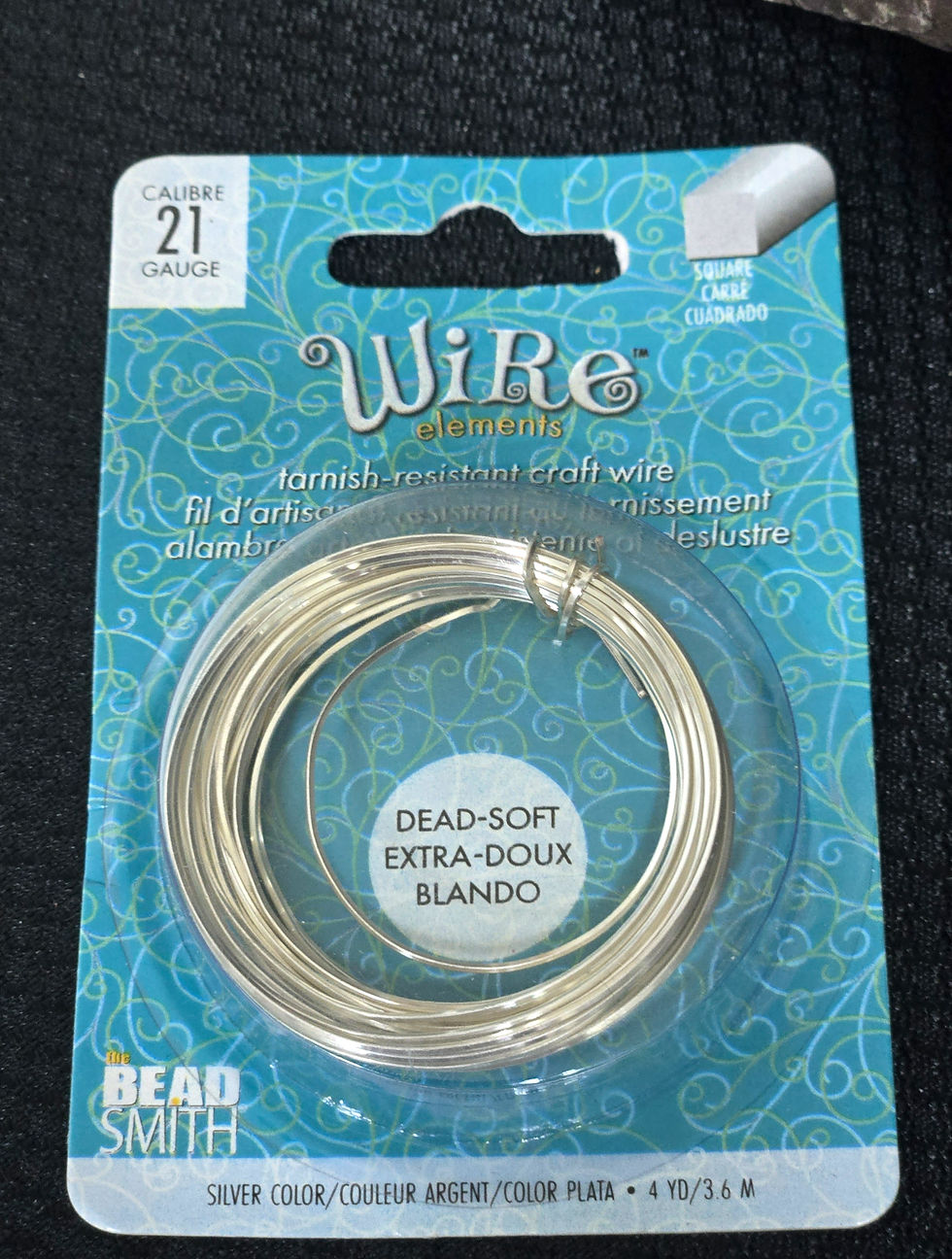 21 Gauge Square Silver Tarnish- resistant