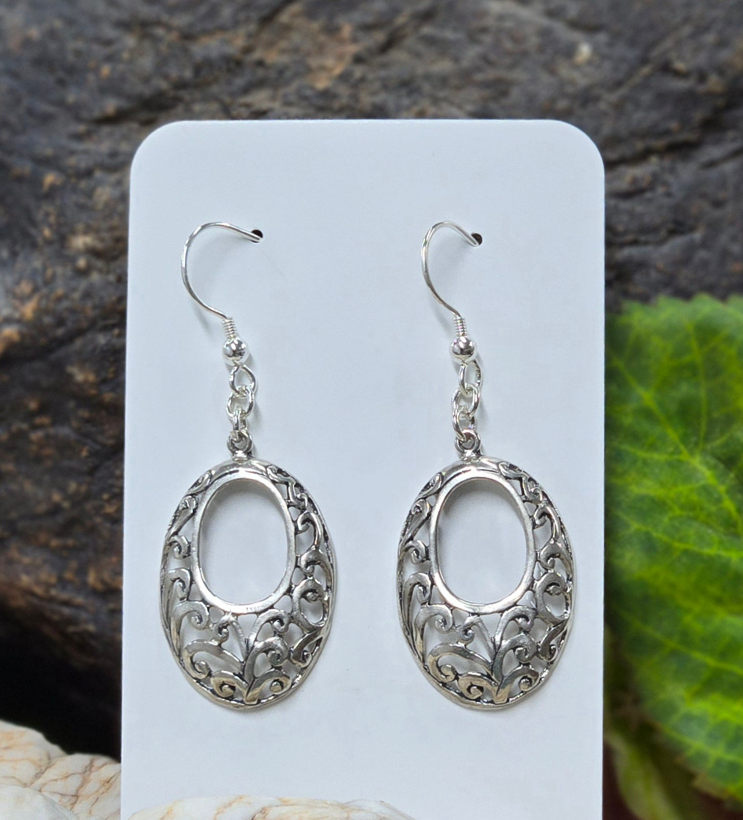 Filigree Sterling Silver Earrings