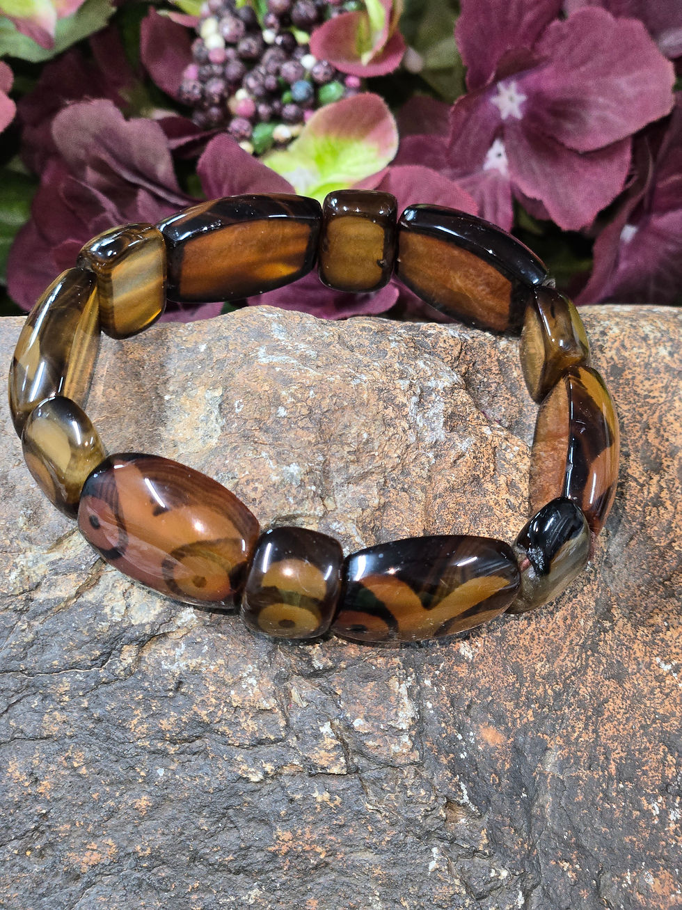 7.5 " Carnelian Stretch Bracelet