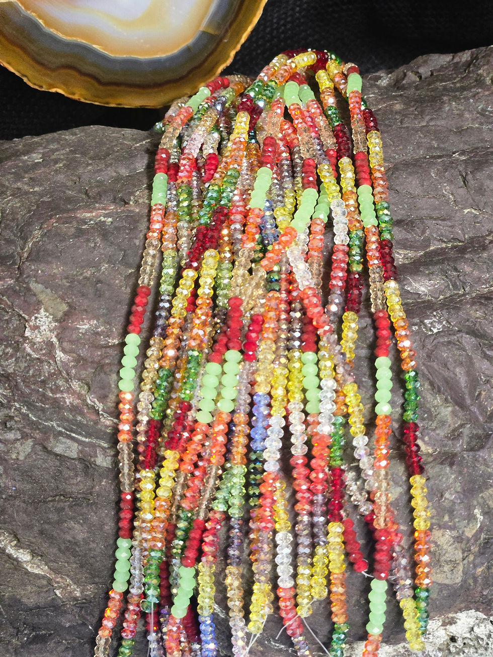 4.5 mm mixed Chinese's Faceted Beads