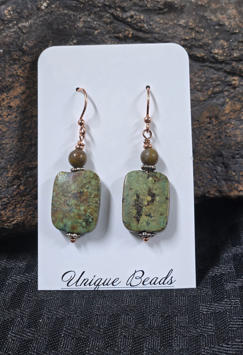 Authentic turquoise & Jasper & Copper