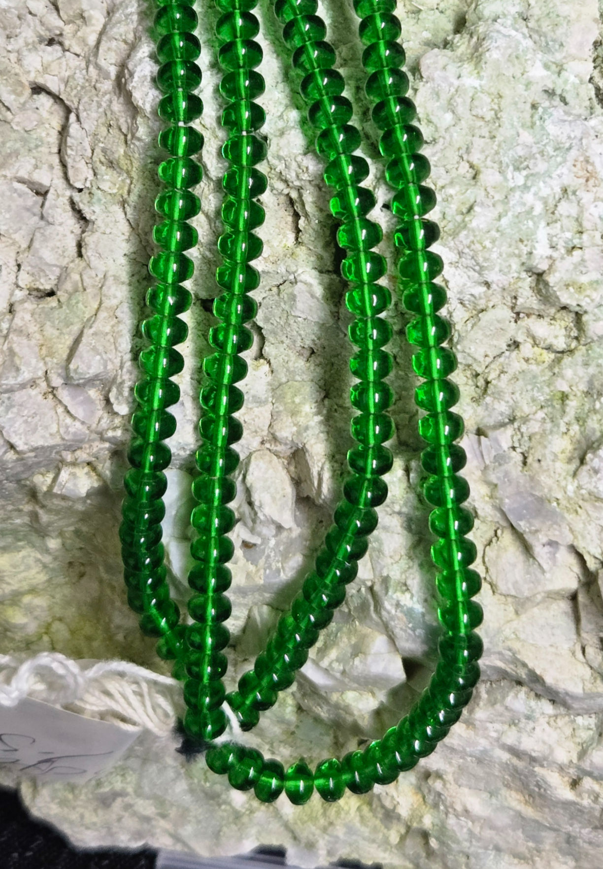 4 mm Dark Green Transparent Czech glass