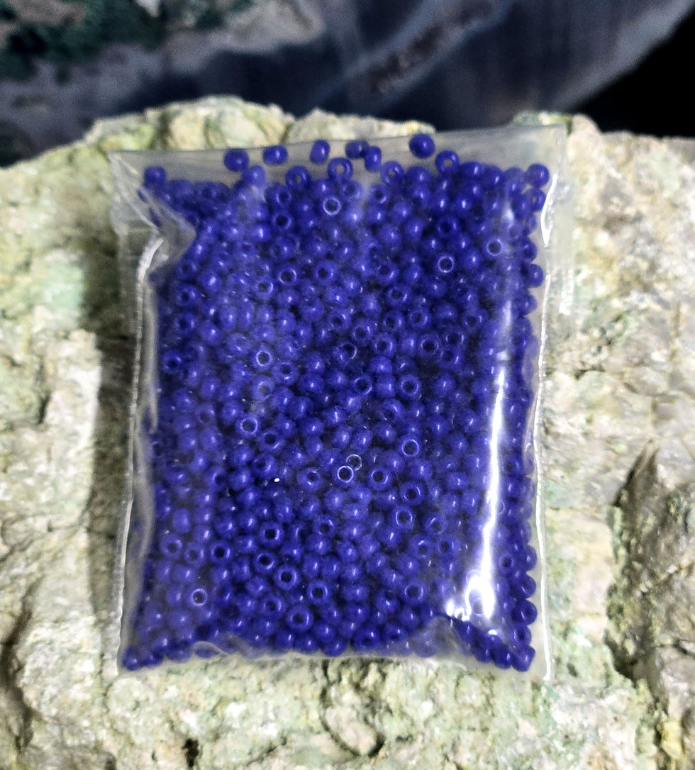 10 grams 11/0 Czech Colbalt Blue seed beads