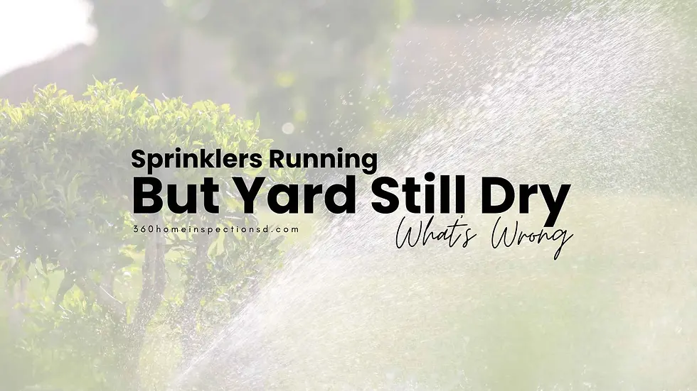 Sprinklers run but the landscaping is dry. Learn what causes coverage failures in irrigation systems and how a San Diego inspection identifies the fix.