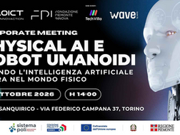 PHYSICAL AI E ROBOT UMANOIDI: 7 OTTOBRE, TORINO