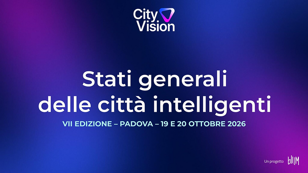 STATI GENERALI DELLE CITTA' INTELLIGENTI 2026