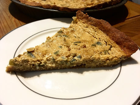 Tarte aux poireaux (Vegan)