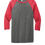 Thumbnail: BELLA+CANVAS Unisex 3/4-Sleeve Baseball Tee BC3200