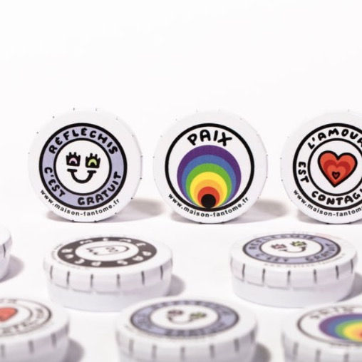 Miniature : Boîte métal de poche – Réfléchis c’est Gratuit – Made in France