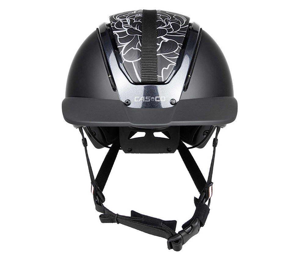 Miniaturbild: Casco Reithelm DUELL one, Chrysantheme