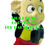 Thumbnail: #BC-019 - Katzenjammer Kids "Milk Glass" Bulb Cover - Fritz