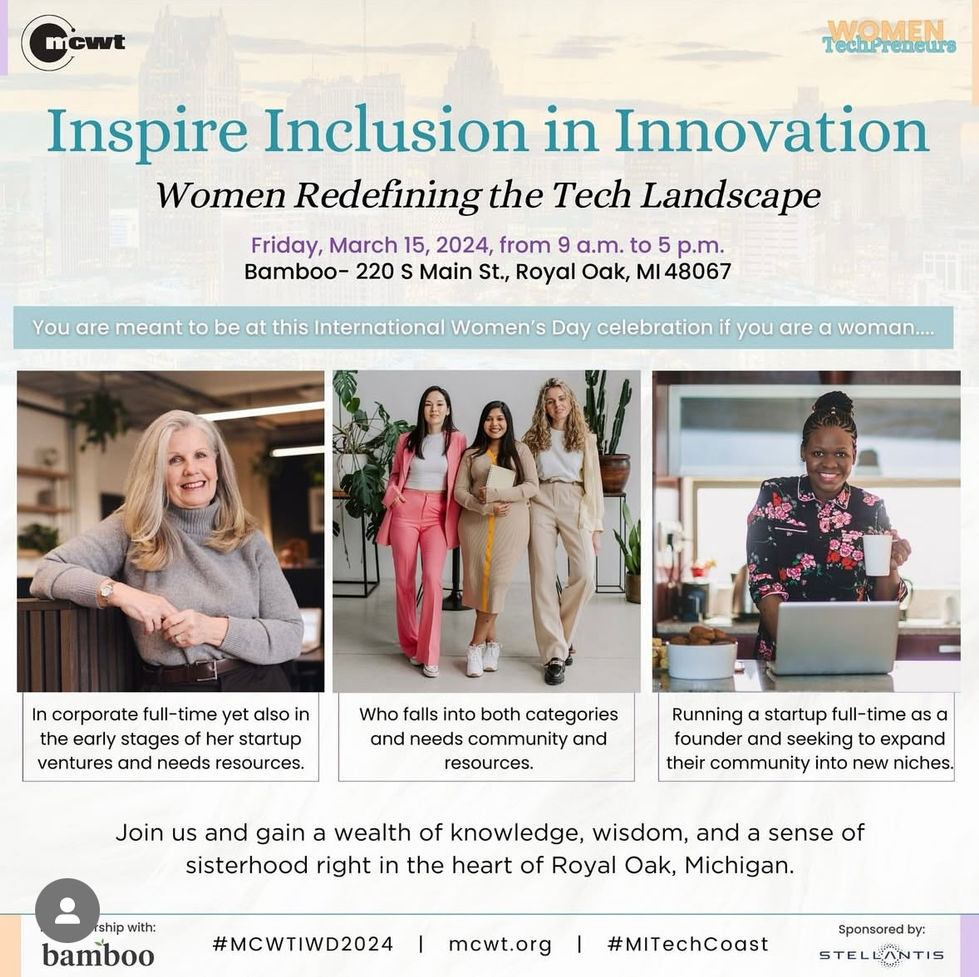 International Women's Day - Marketing Graphic - Event Branding by Starria Design & Consulting