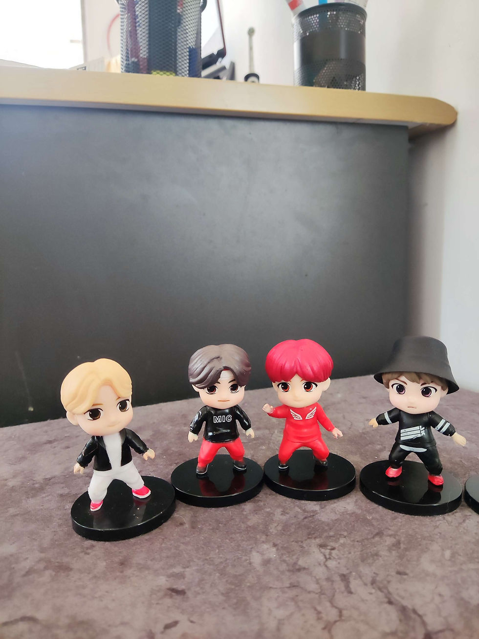 Thumbnail: Bts set of 7 action figure size 7cm approx 