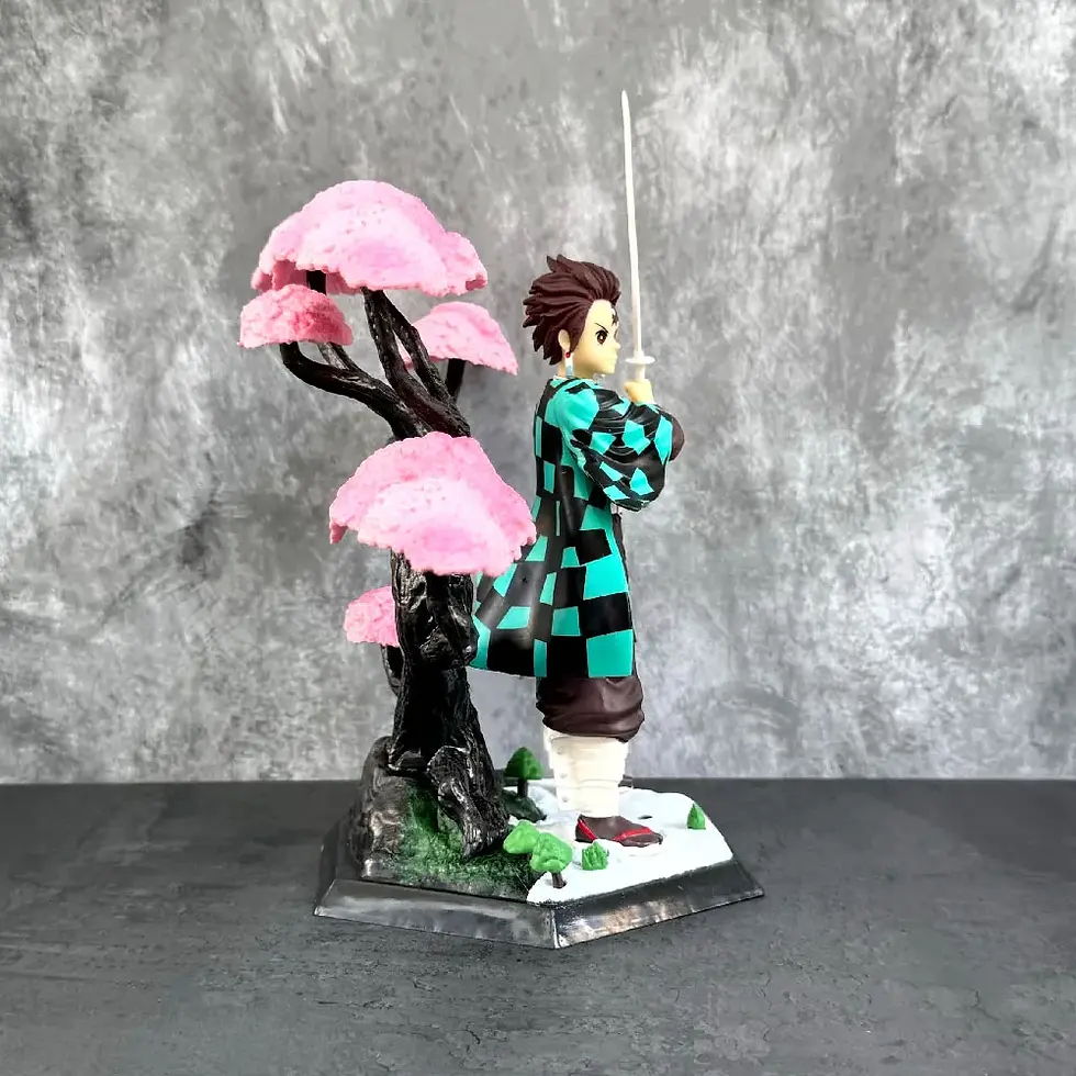 Thumbnail: Tanjiro Kamado Blossom Tree Demon Slayer Action Figure
