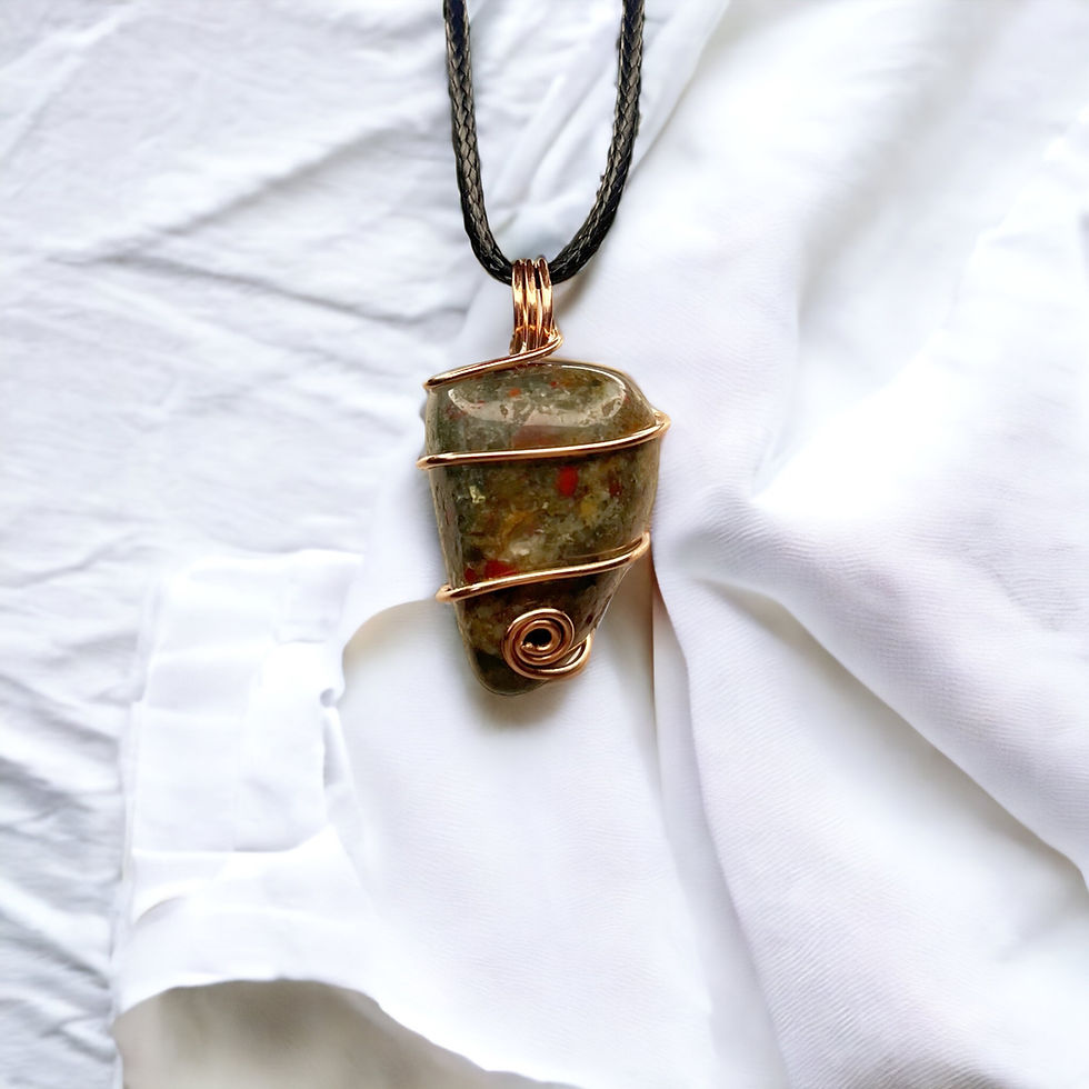 Thumbnail: Bloodstone Pendants