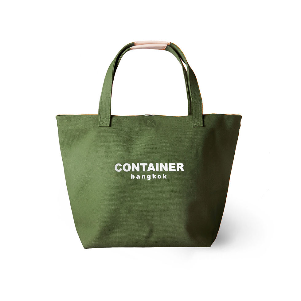 Summer Canvas Tote Olive