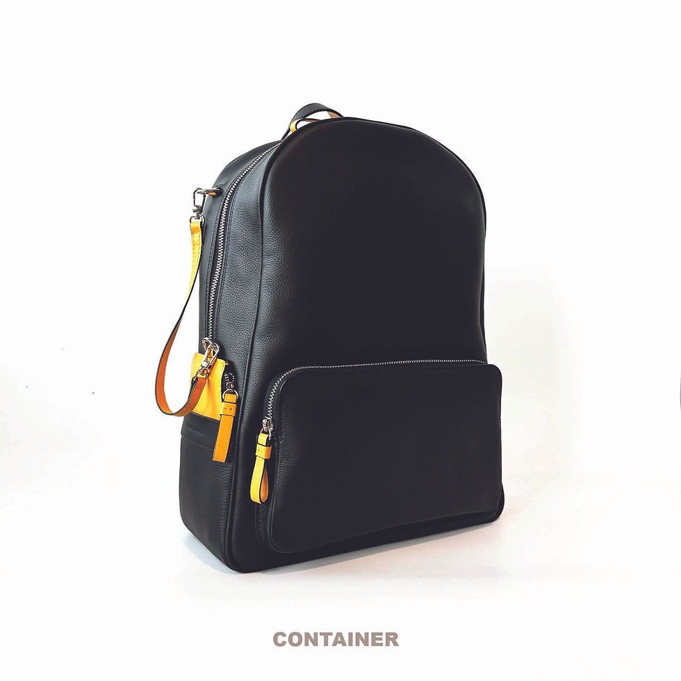 Thumbnail: Rothko Backpack - Black/Mustard
