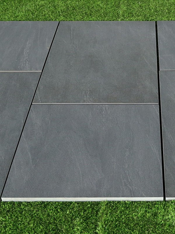 Thumbnail: Anthracite Black Porcelain 900x600x20mm Outdoor Porcelain Paving Slabs 