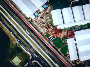 factory stormwater drains flood