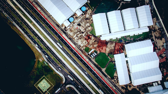 Aerial Photo of a Factory