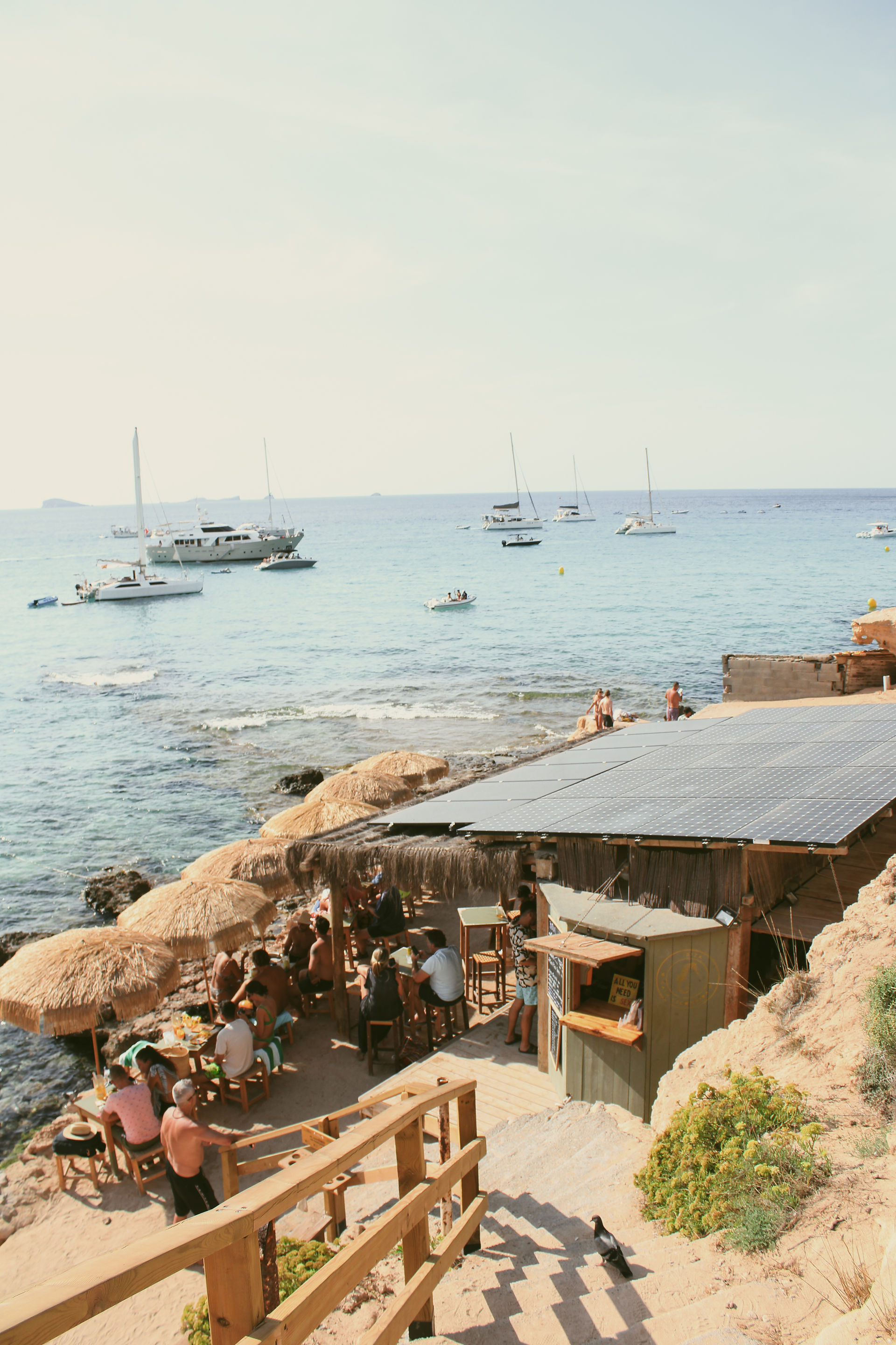 Clearest beach in Ibiza