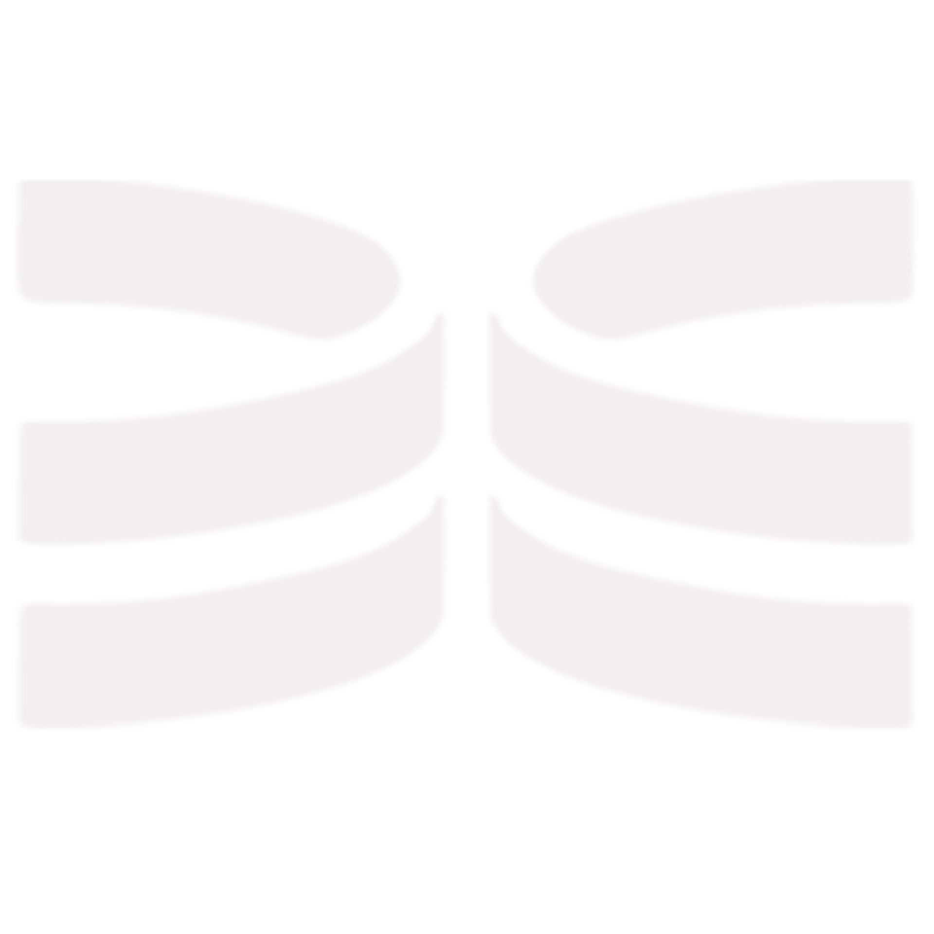 Abstract white double-arch logo on black background
