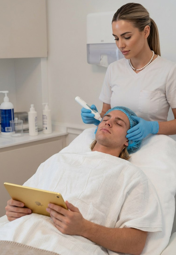 Polynucleotide treatment at Reborne, Marylebone, London