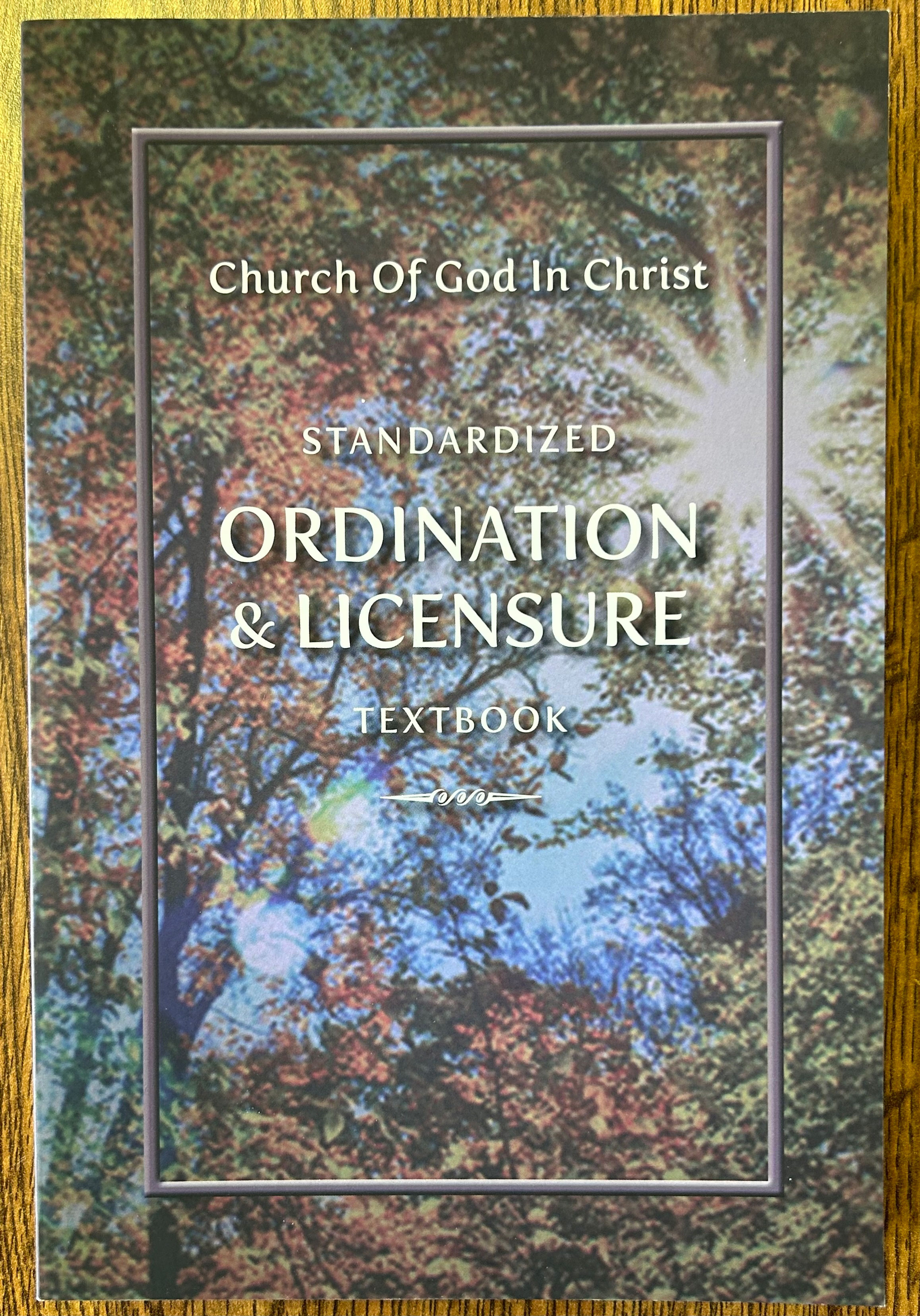 Standardized Ordination and Licensure Textbook
