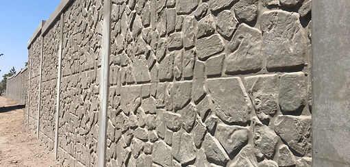 Precast concrete sound walls, non-load bearing