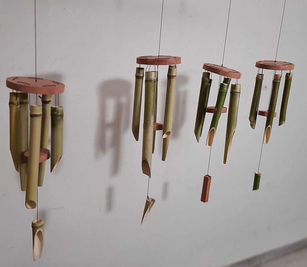 Thumbnail: Bamboo and Red Cedar Wind Chimes
