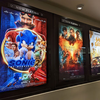 Post production houses Manchester - Row of movie posters