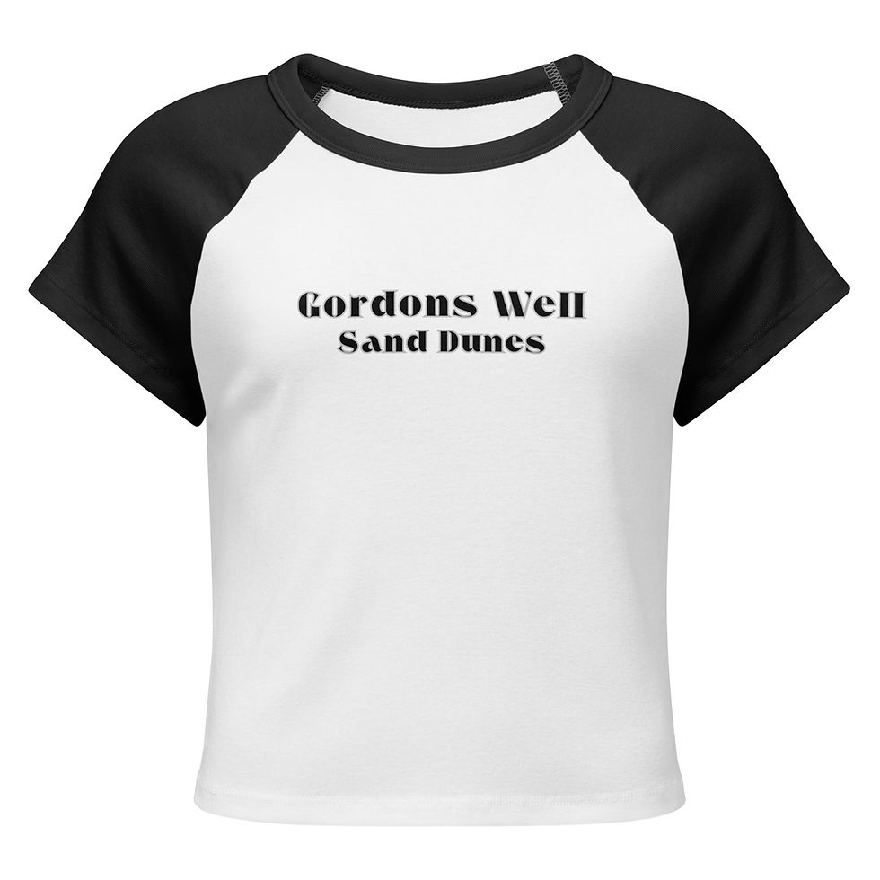 Women’s Gordons Well-Black Company Logo Sporty Tee