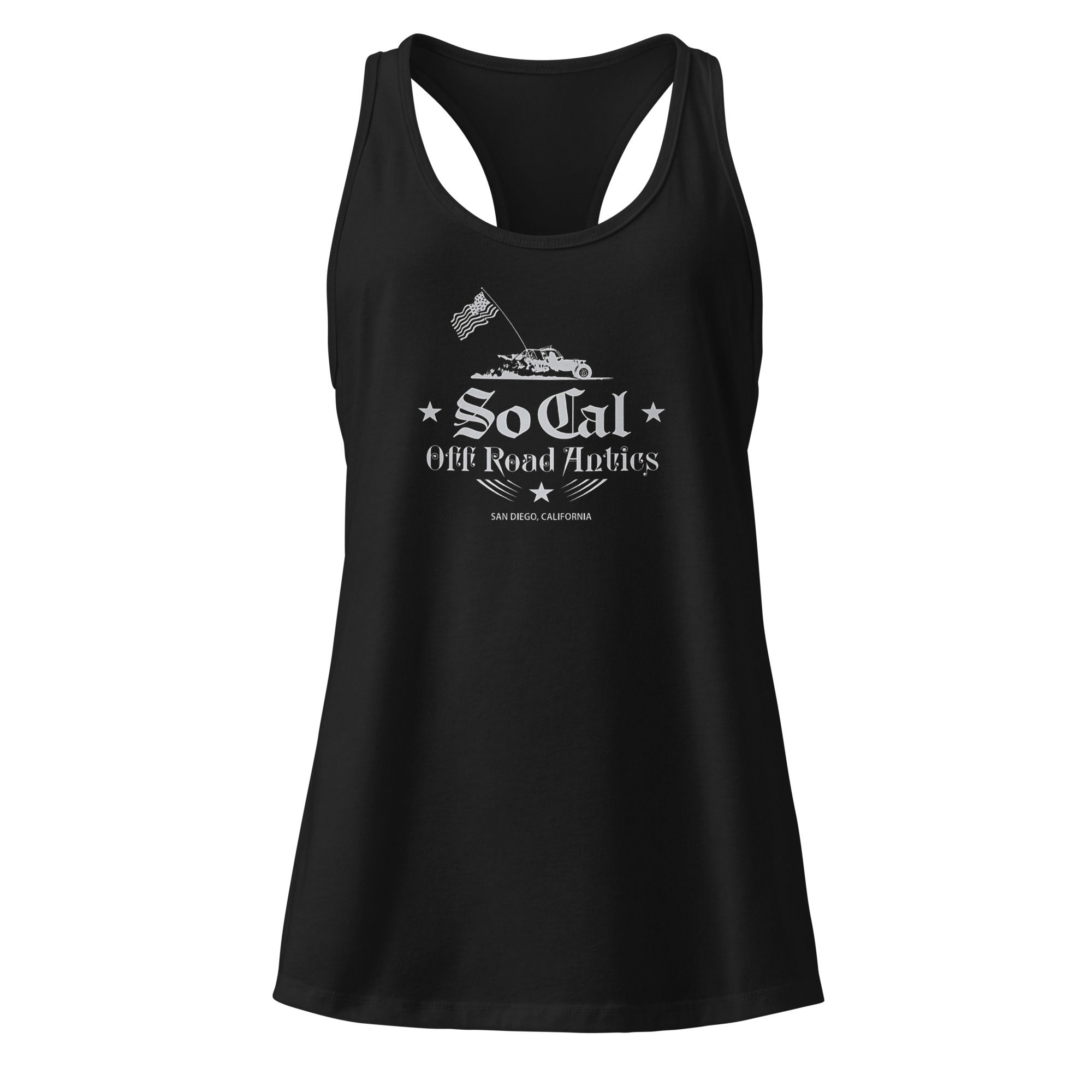 Antics Logo Women’s Fitted Racerback Tank Top