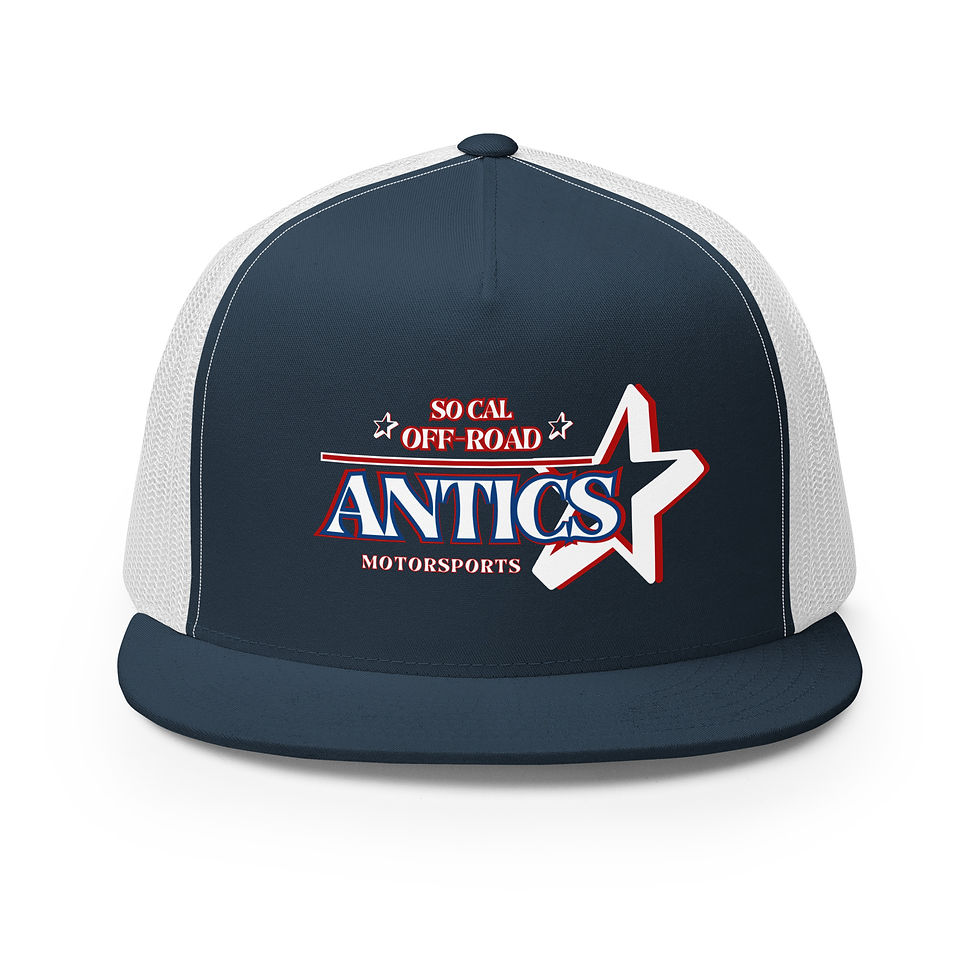 Trucker Cap_Solo Star_Navy Blue and White