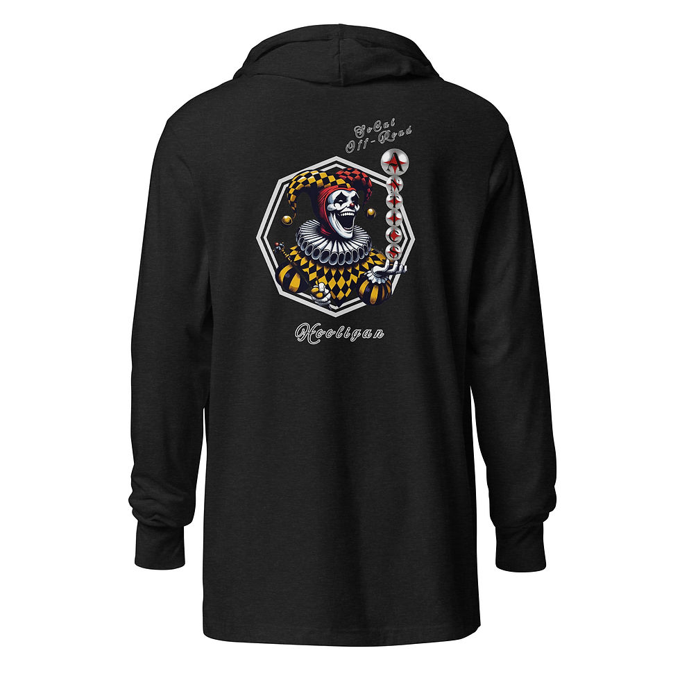 Hooded lightweight long-sleeve tee.