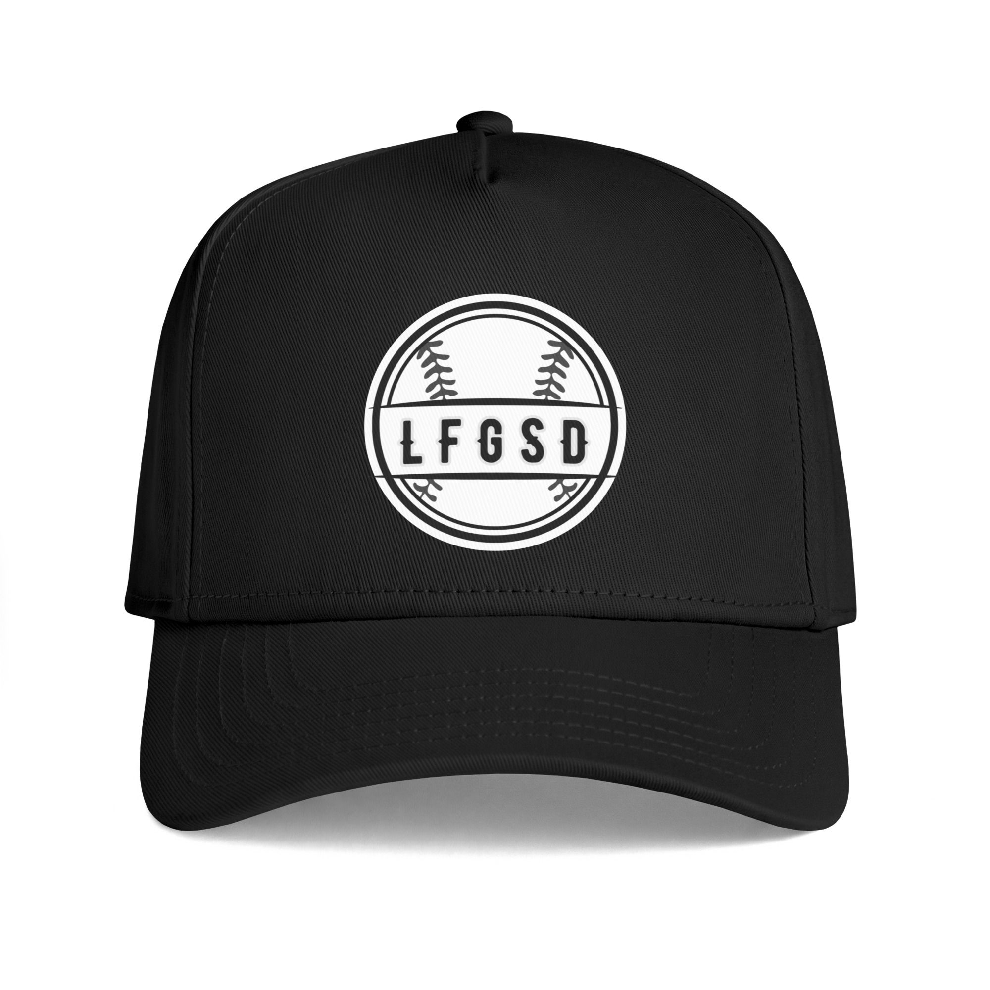 LFGSD Blk and WH Baseball Cap